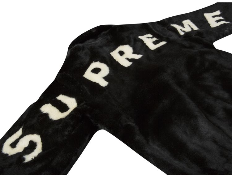 Supreme Faux Fur Bomber Jacket Black