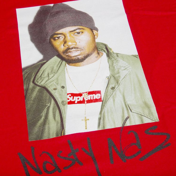 Supreme Nas T Shirt Brown