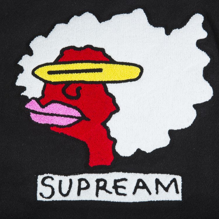 Supreme Gonz Ramm Varsity Jacket Black