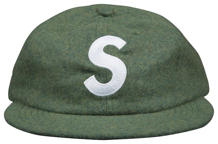 Supreme Suede S Logo 6 Panel Olive