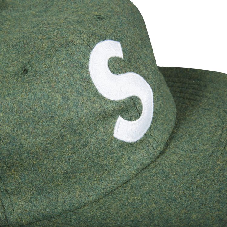 Supreme Suede S Logo 6 Panel Olive
