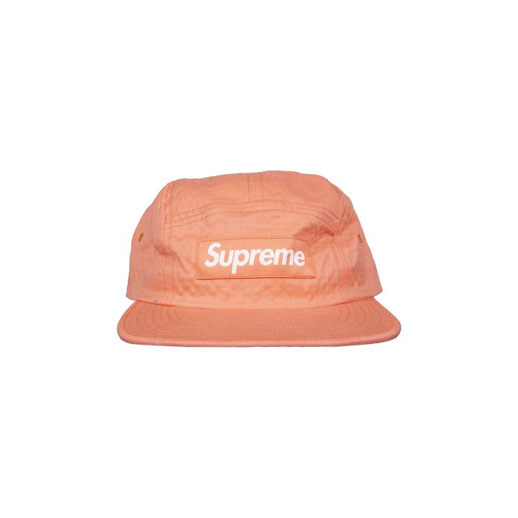 Supreme Overdyed Ripstop Camp Cap Peach
