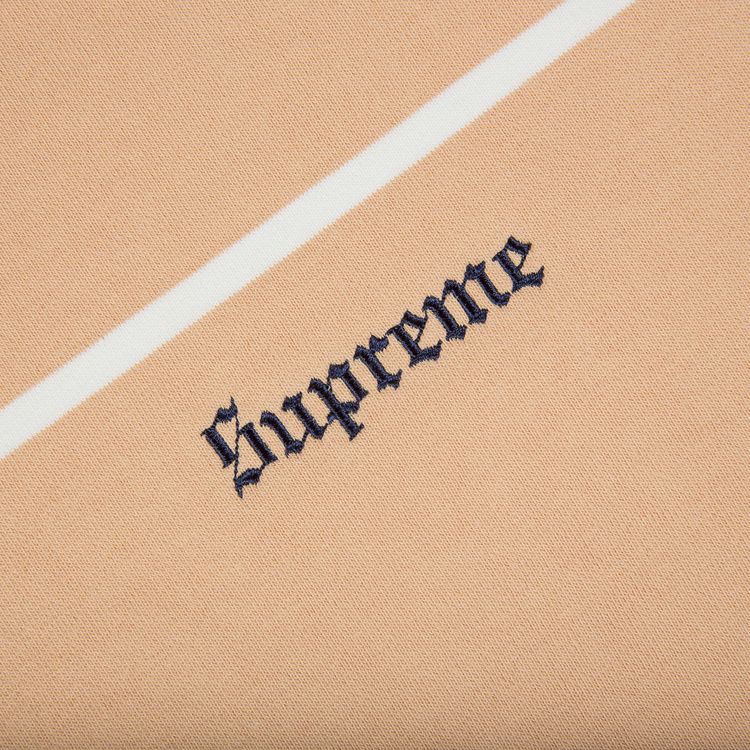 Supreme Striped Crewneck Peach