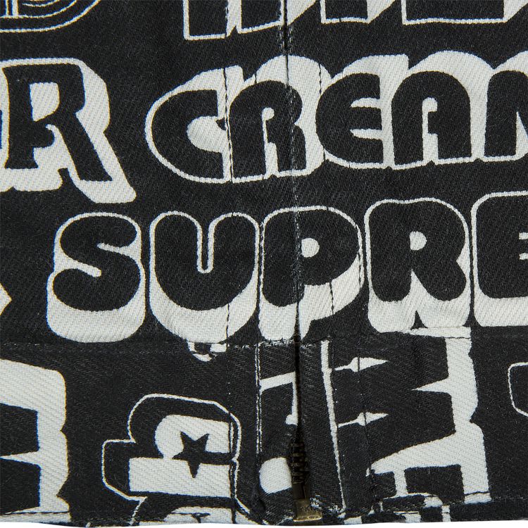 Supreme x Hysteric Glamour Text Work Jacket Black