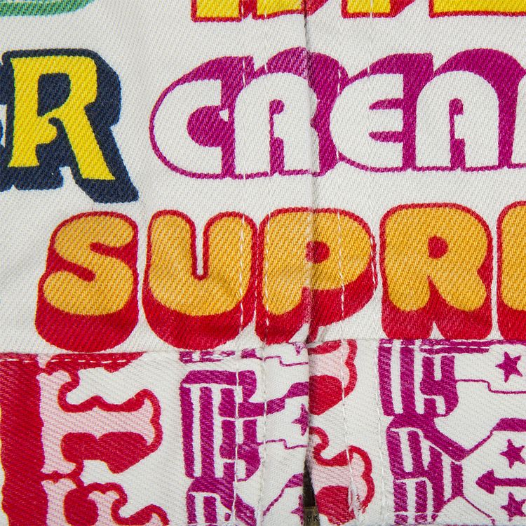 Supreme x Hysteric Glamour Text Work Jacket White