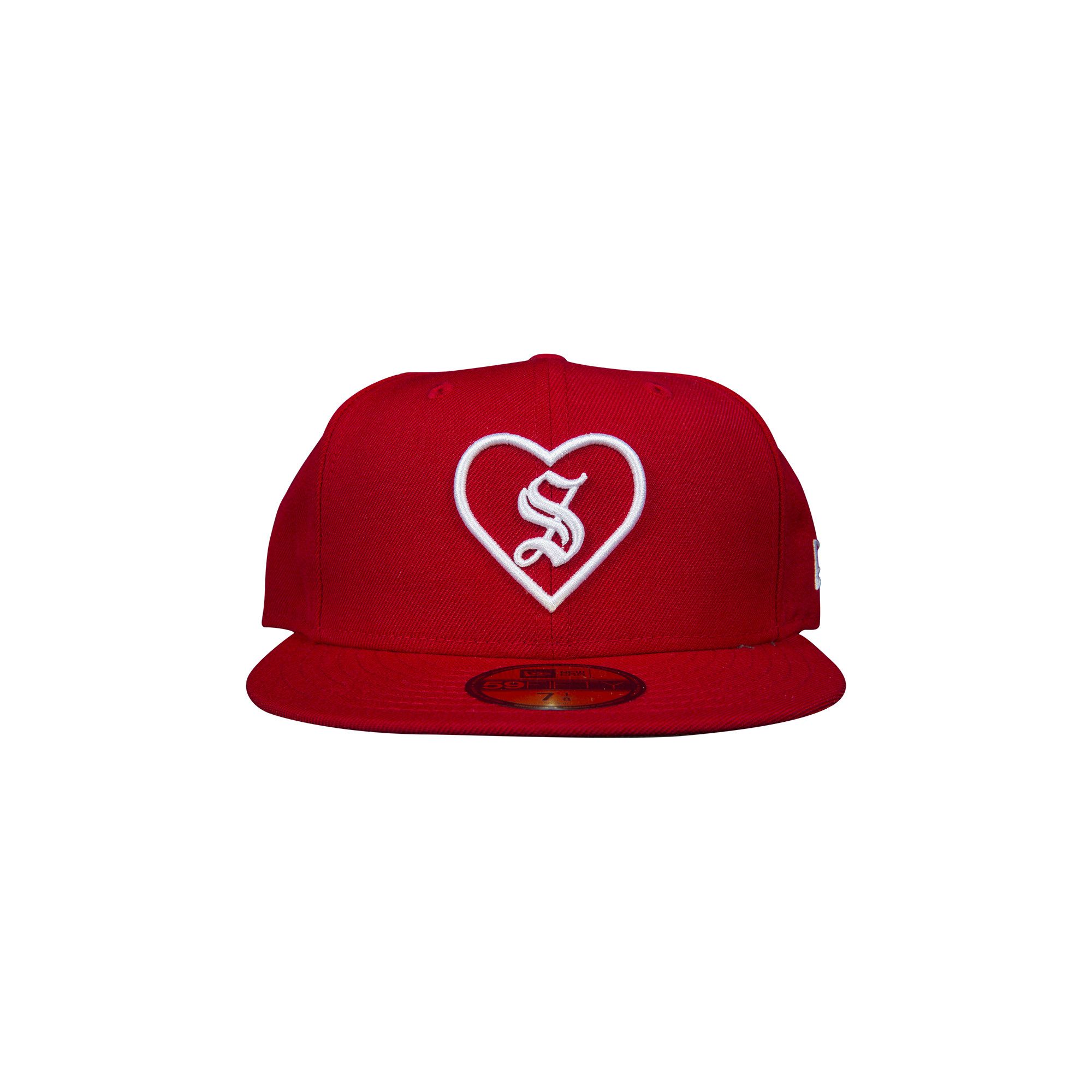 Buy Supreme Heart New Era 'Red' - FW17H105 RED | GOAT