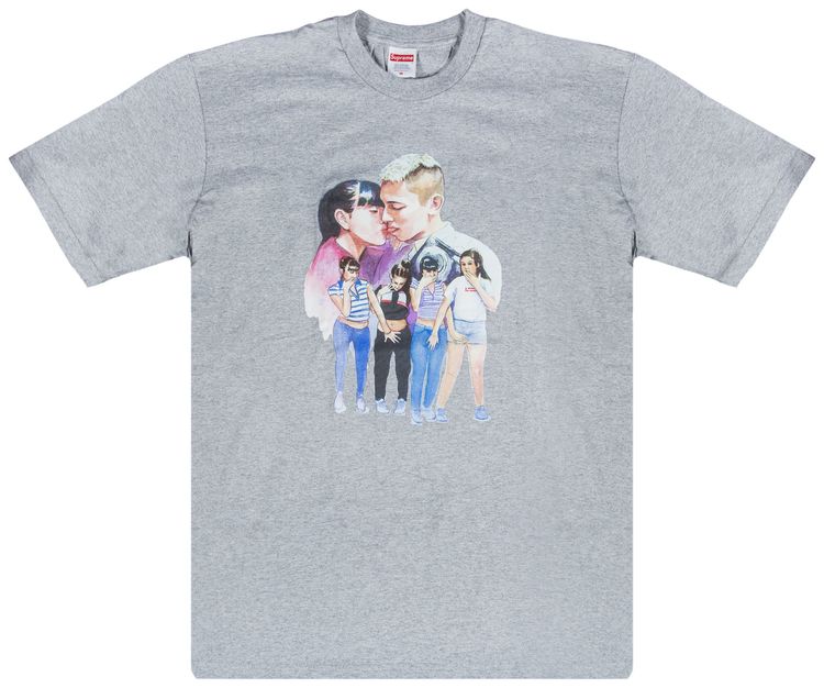 Supreme Kiss T Shirt Grey