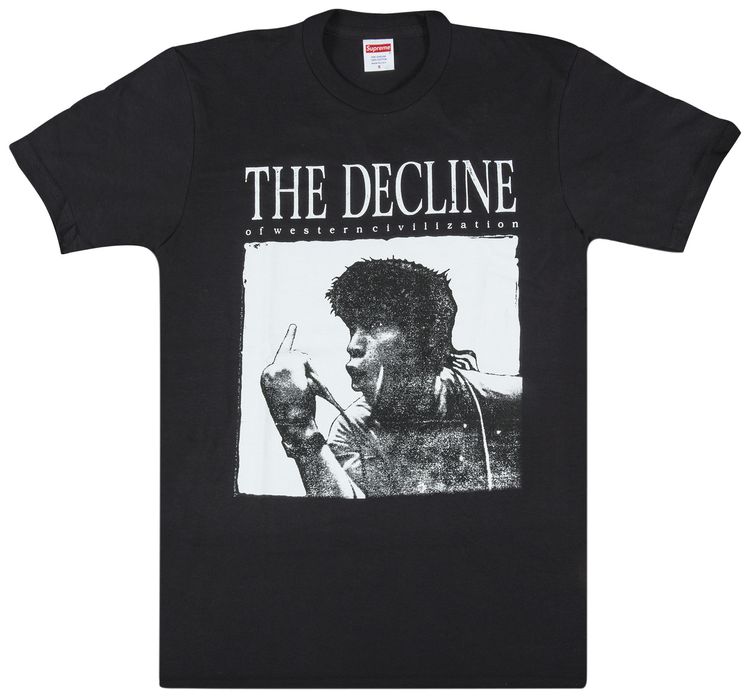 Supreme Decline Of Western Civilization T Shirt Black