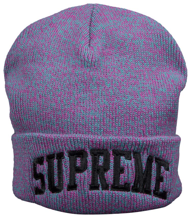 Supreme Melange Beanie Magenta