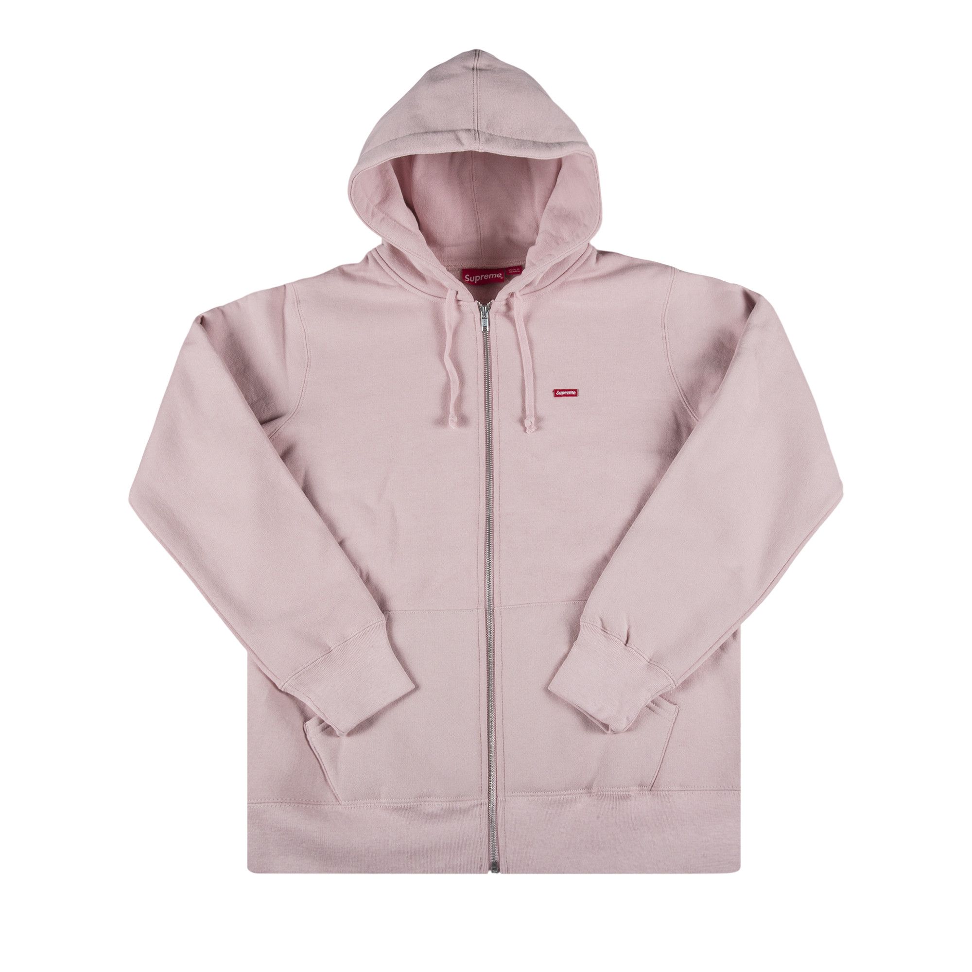 Buy Supreme Small Box Zip Up Sweat 'Pink' - SS17SW46 PINK | GOAT