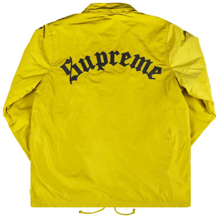 Supreme Old English Coaches Jacket Gold