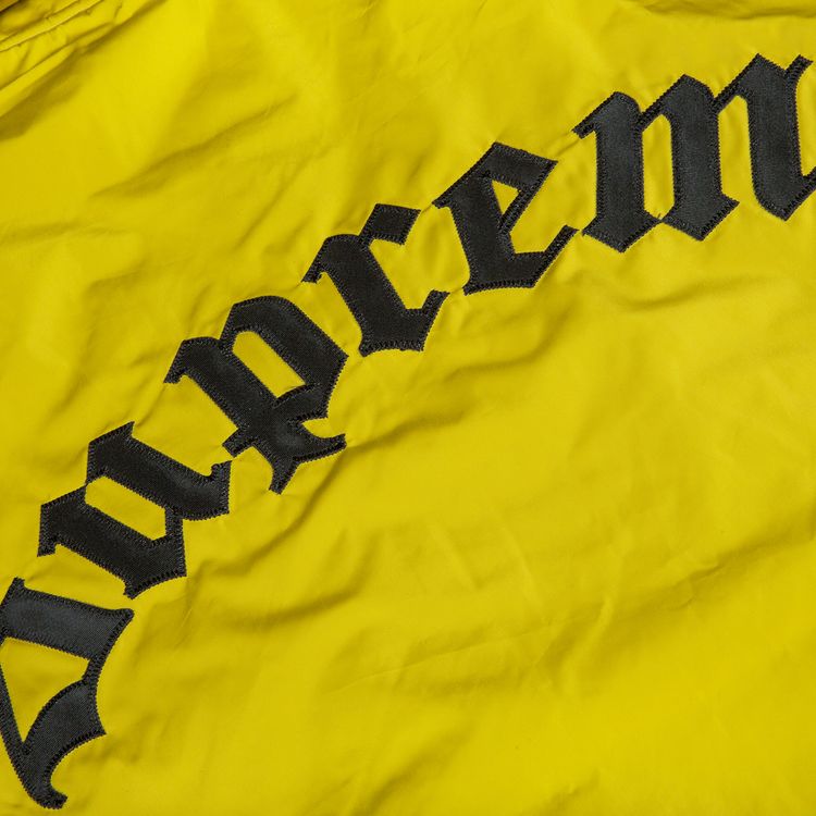 Supreme Old English Coaches Jacket Gold