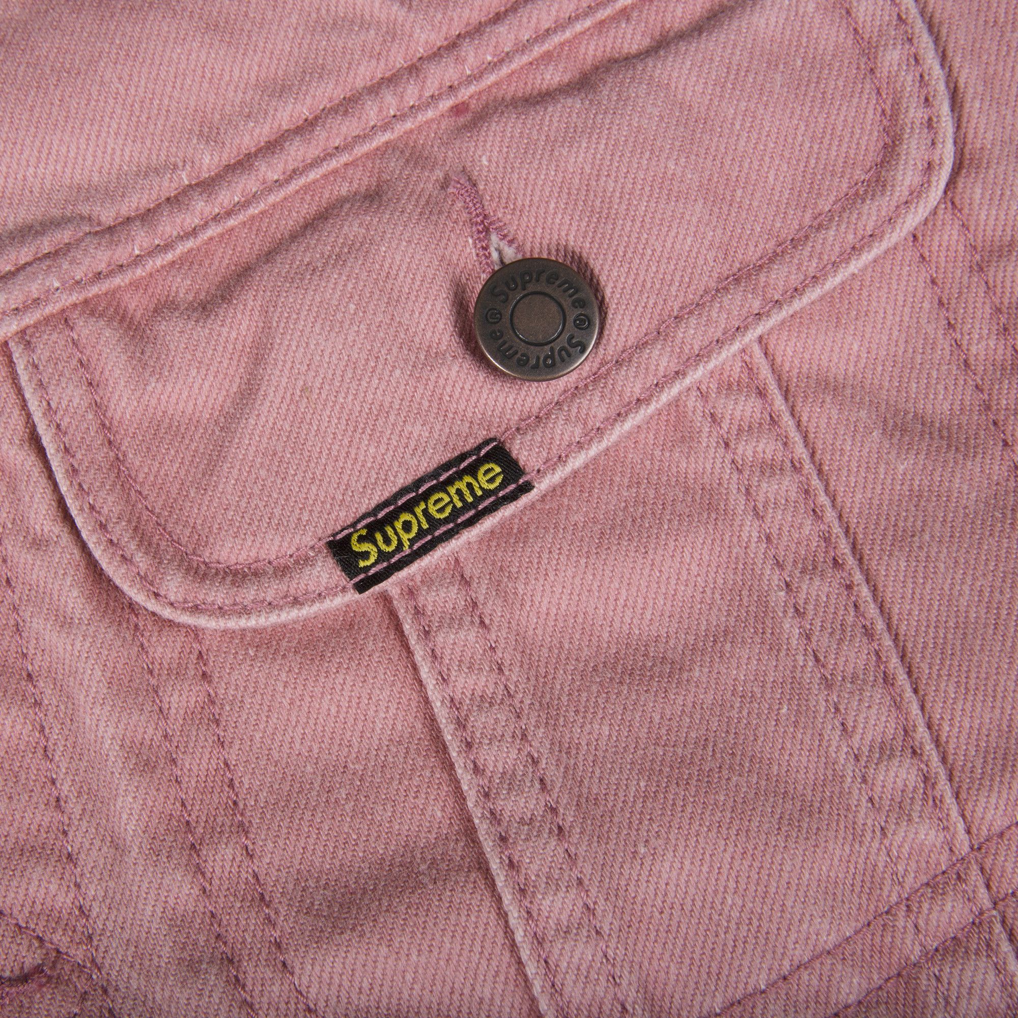 Buy Supreme Denim Trucker Jacket 'Pink' - SS16J10 PINK | GOAT