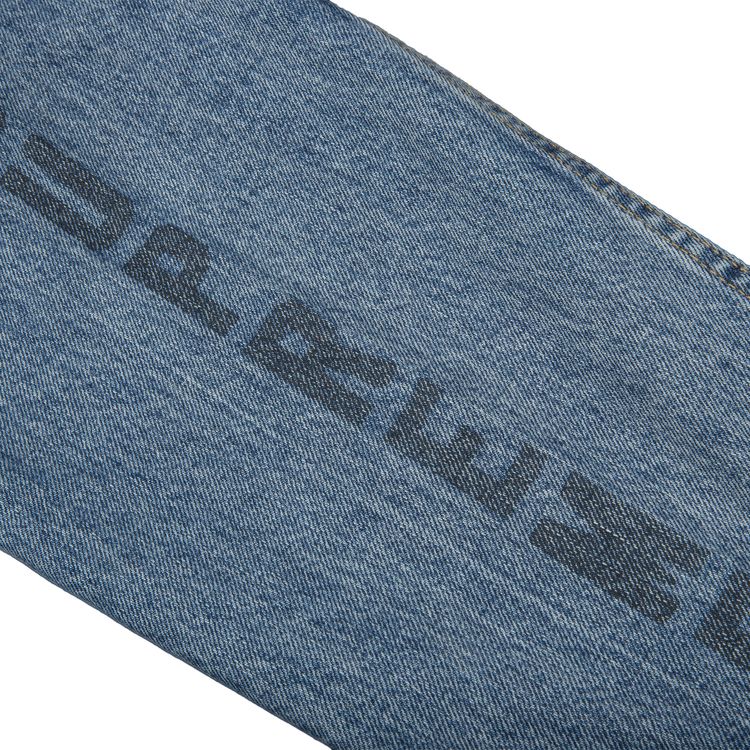 Supreme x Levis Fleece Hood Trucker Jacket Blue