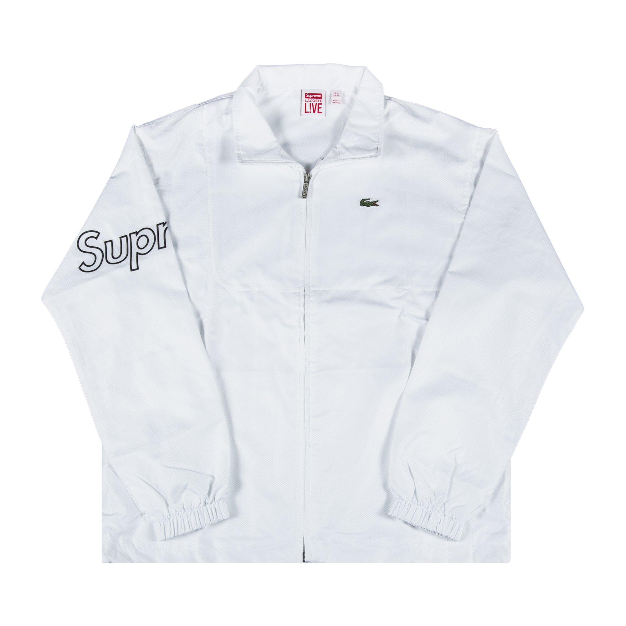 Supreme x Lacoste Track Jacket 'White'