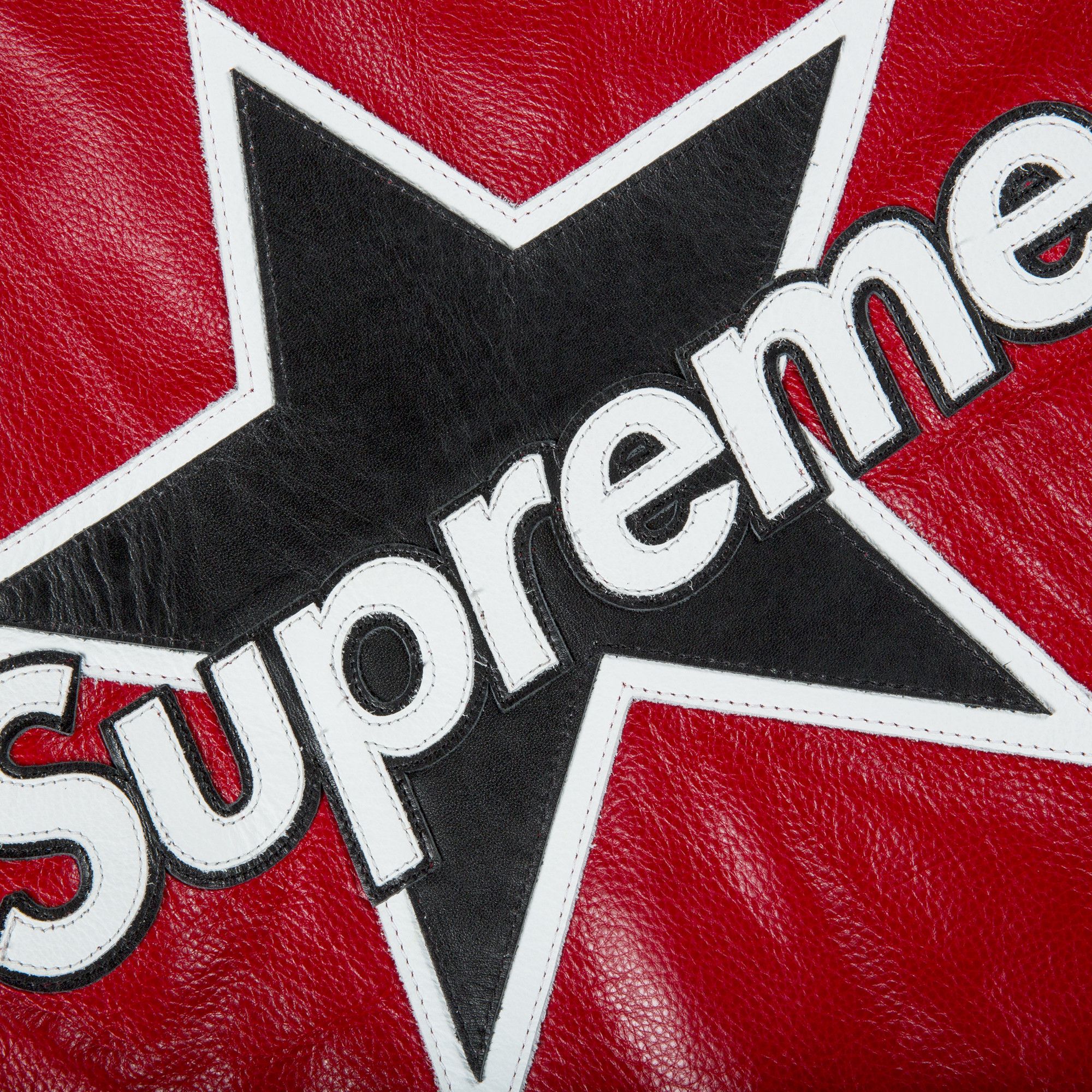 Buy Supreme x Vanson Leather Star Jacket 'White' - SS17J35 Buy Supreme x Vanson Leather Star Jacket 'White' - SS17J35