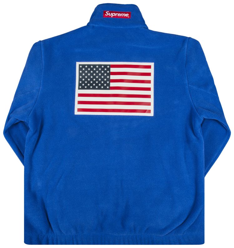 Supreme x The North Face Trans Antarctica Expedition Fleece Jacket Royal Blue