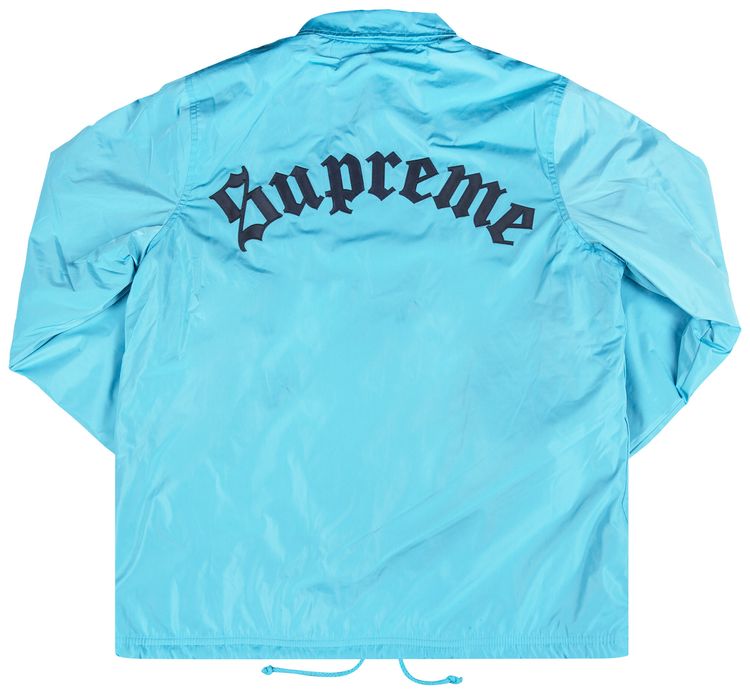 Supreme Old English Coaches Jacket Blue