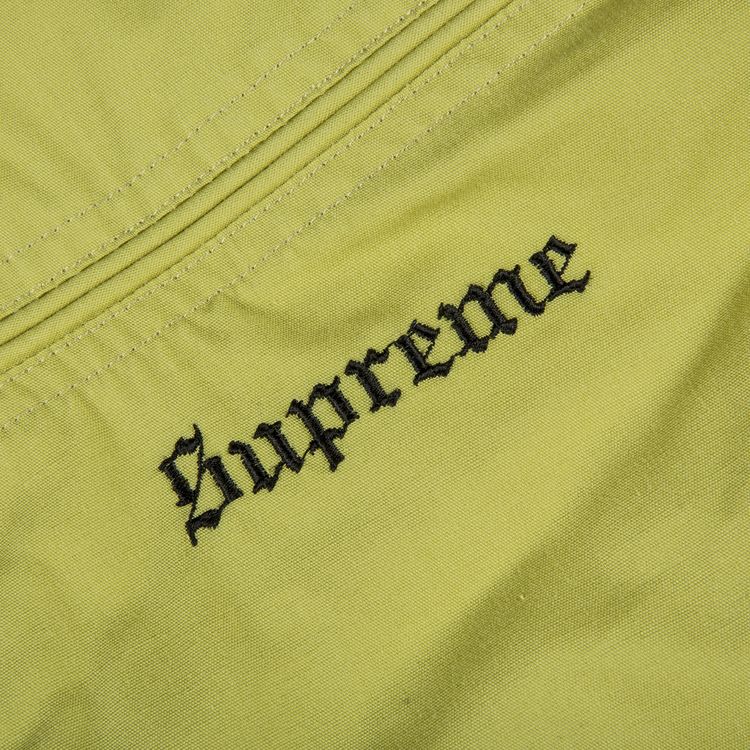 Supreme x Thrasher Poplin Crew Jacket Green