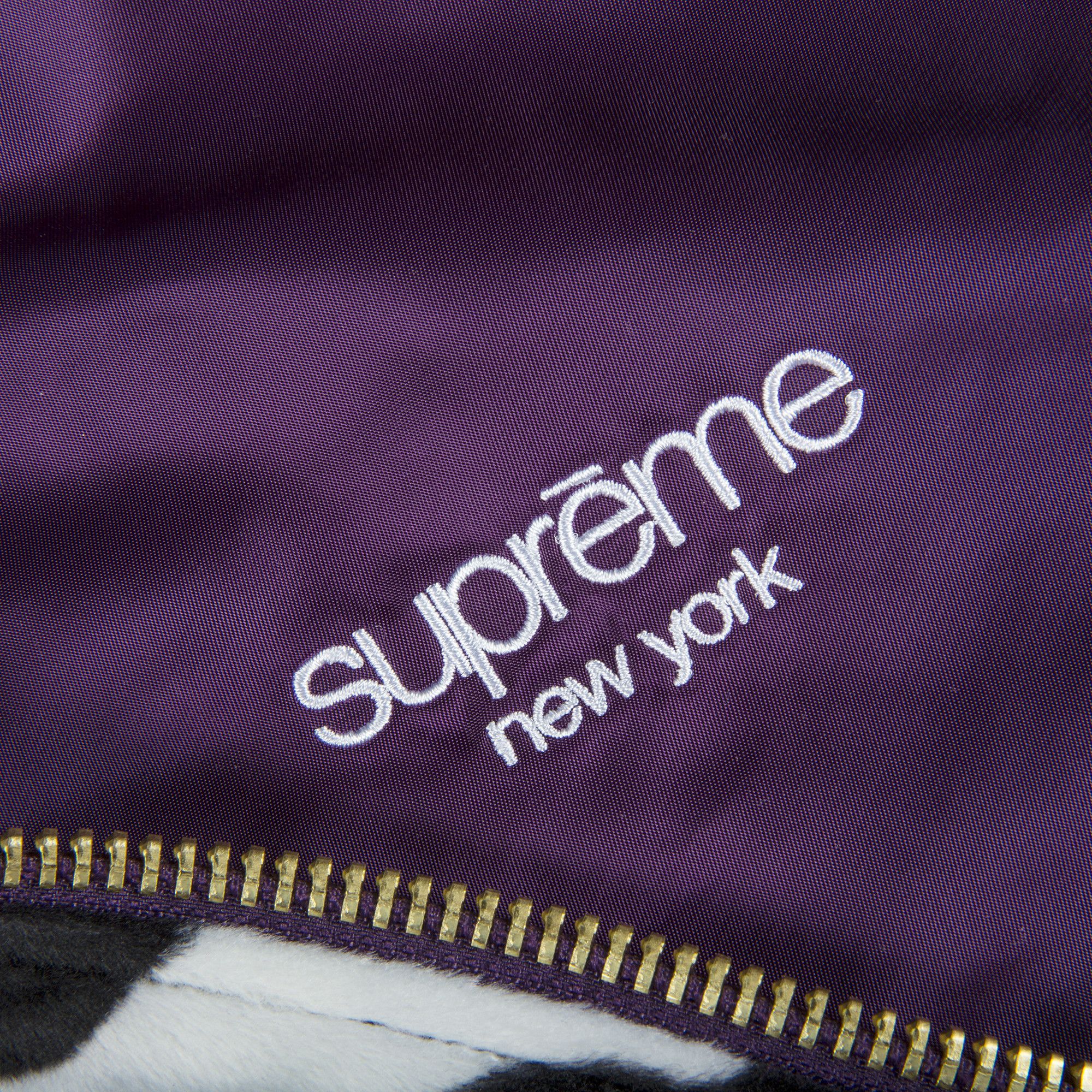 Buy Supreme Contrast Stitch Reversible MA-1 Jacket 'Purple