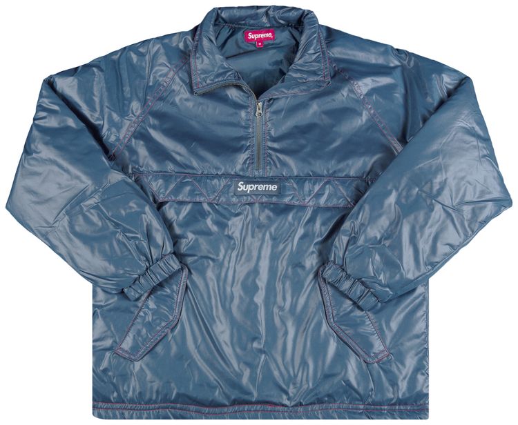 Supreme Contrast Stitch Pullover Navy