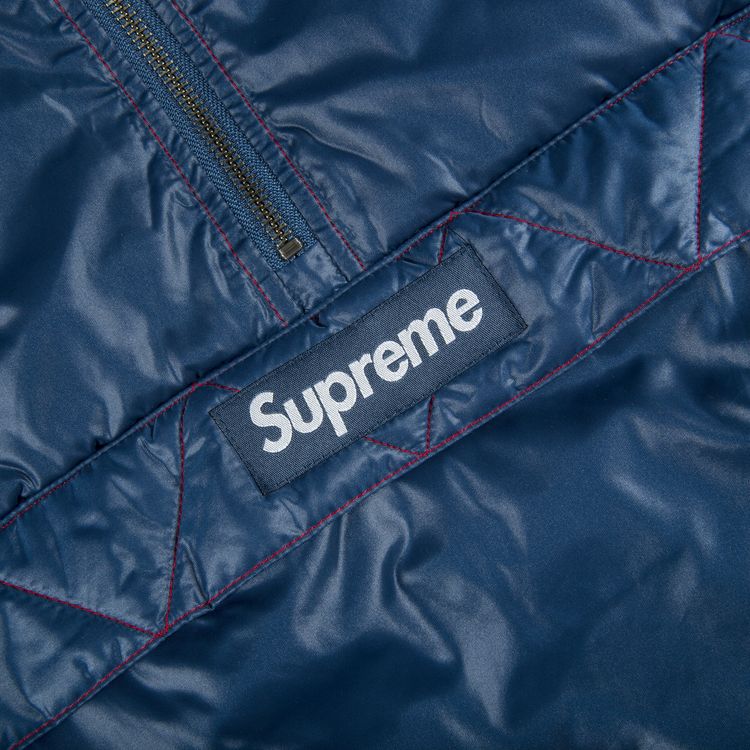 Supreme Contrast Stitch Pullover Navy
