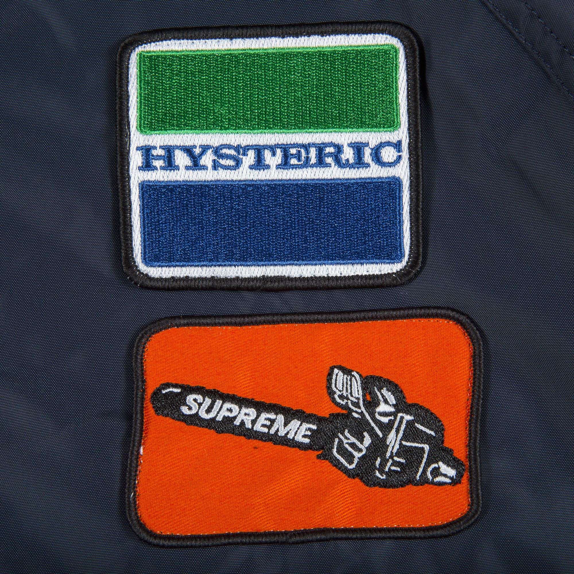 Buy Supreme x Hysteric Glamour N-3B Parka 'Navy' - FW17J59 NAVY | GOAT
