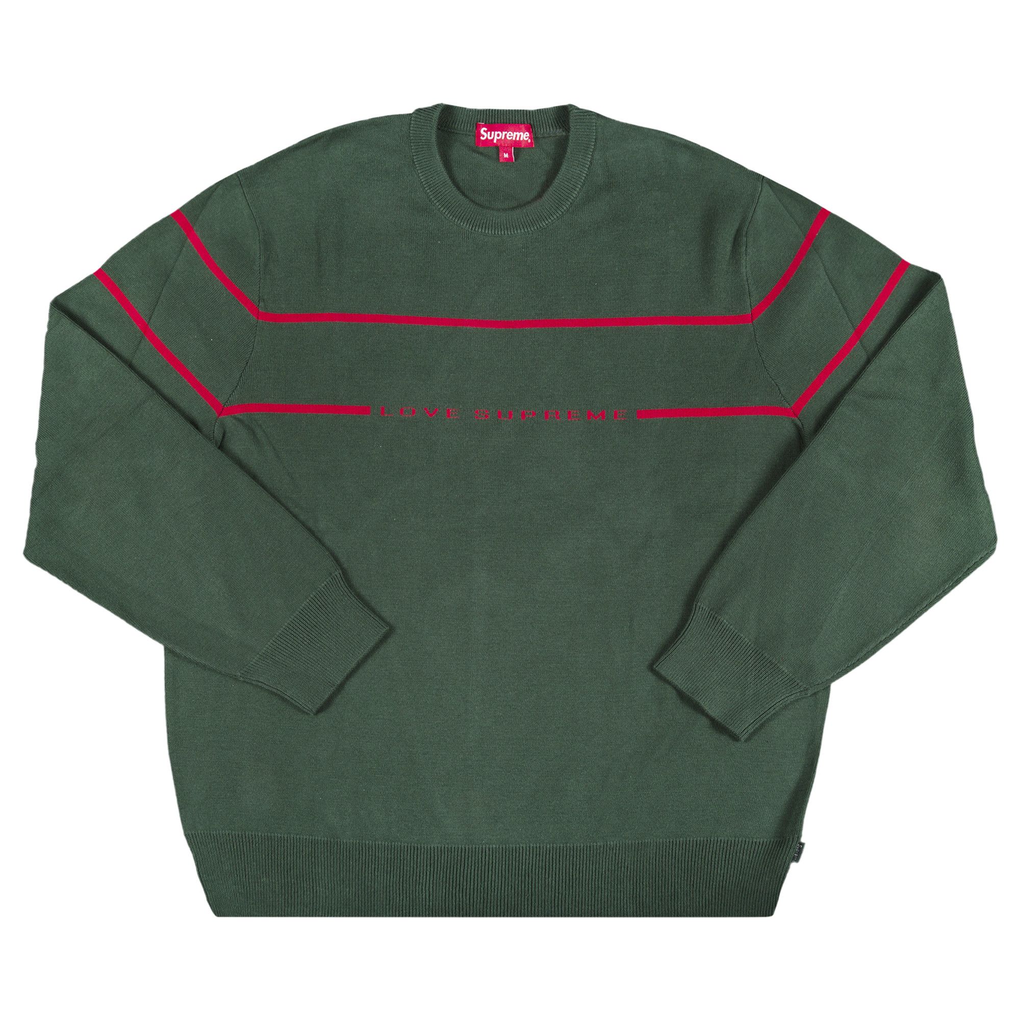 Buy Supreme Love Supreme Sweater Olive FW17SK9 OLIVE GOAT