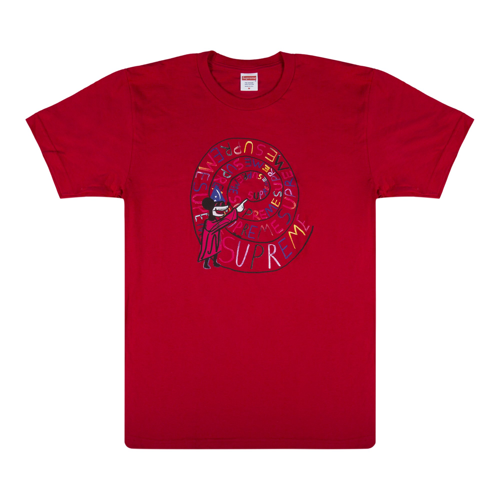 Buy Supreme Joe Roberts Swirl T-Shirt 'Red' - SS17T21 RED - Red | GOAT