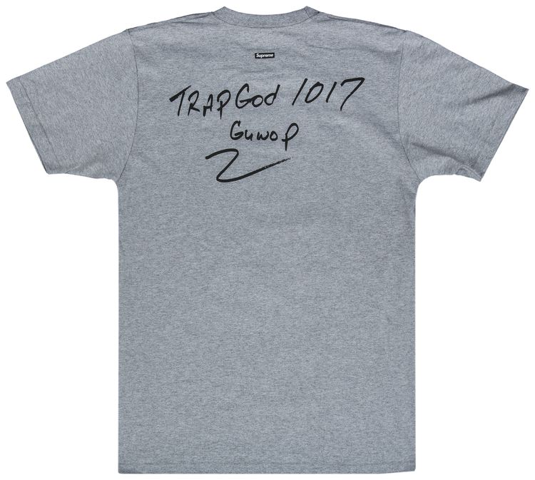 Supreme Gucci Mane T Shirt Grey