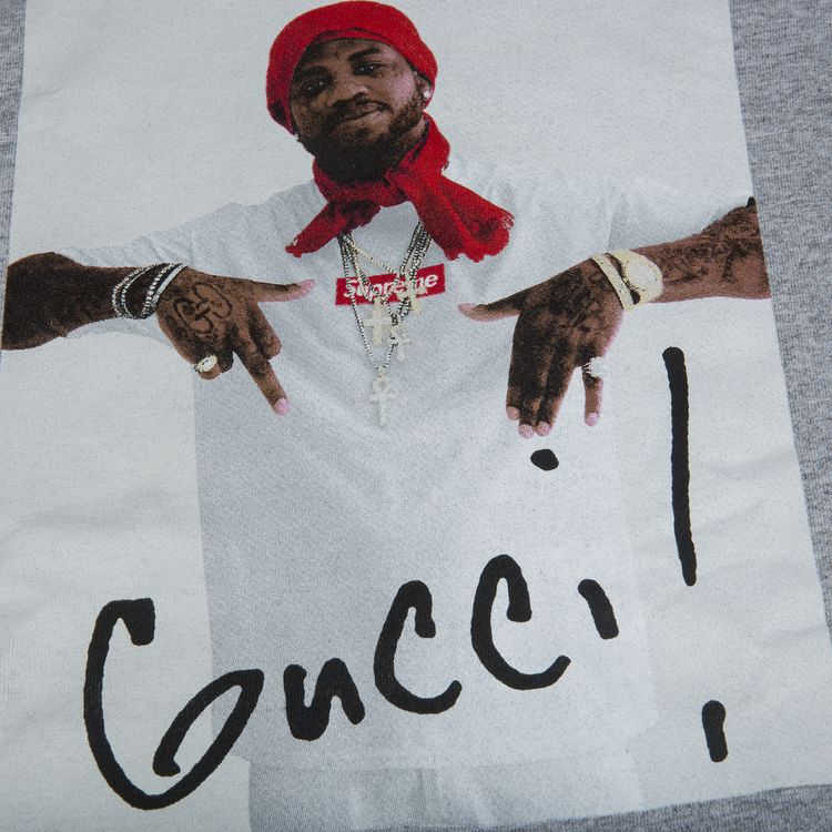 Supreme Gucci Mane T Shirt Grey