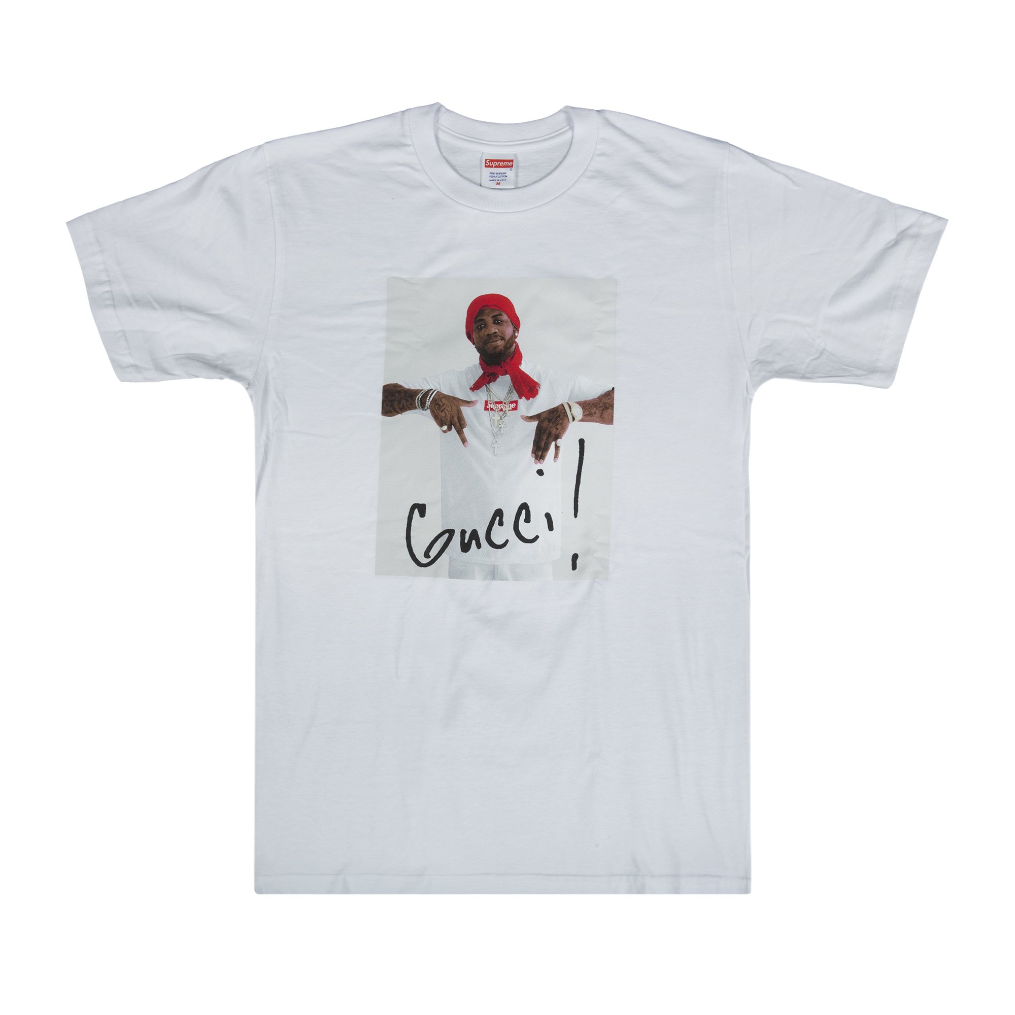 Supreme Gucci Mane T-Shirt 'White'