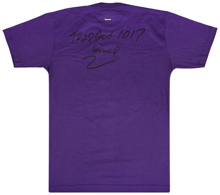Supreme Gucci Mane T Shirt Purple
