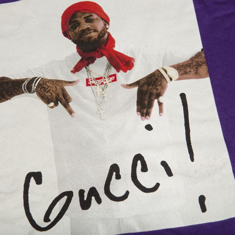 Supreme Gucci Mane T Shirt Purple