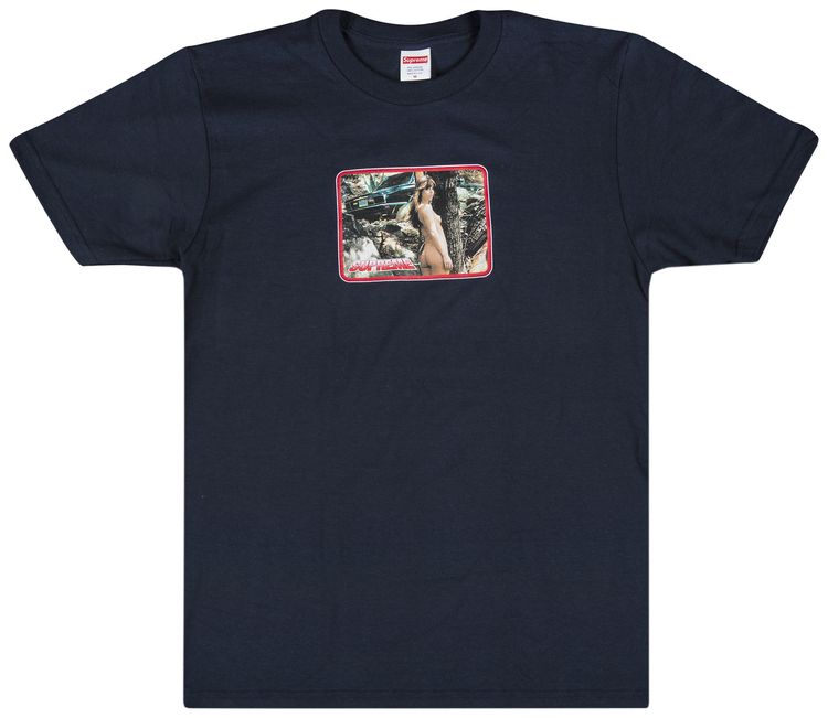 Supreme Girl T Shirt Navy