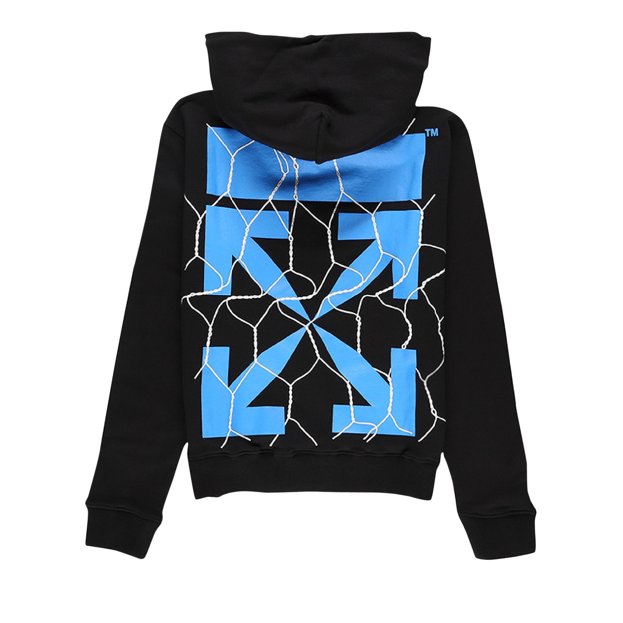 Size xl Off White Fence Arrow Hoodie Black