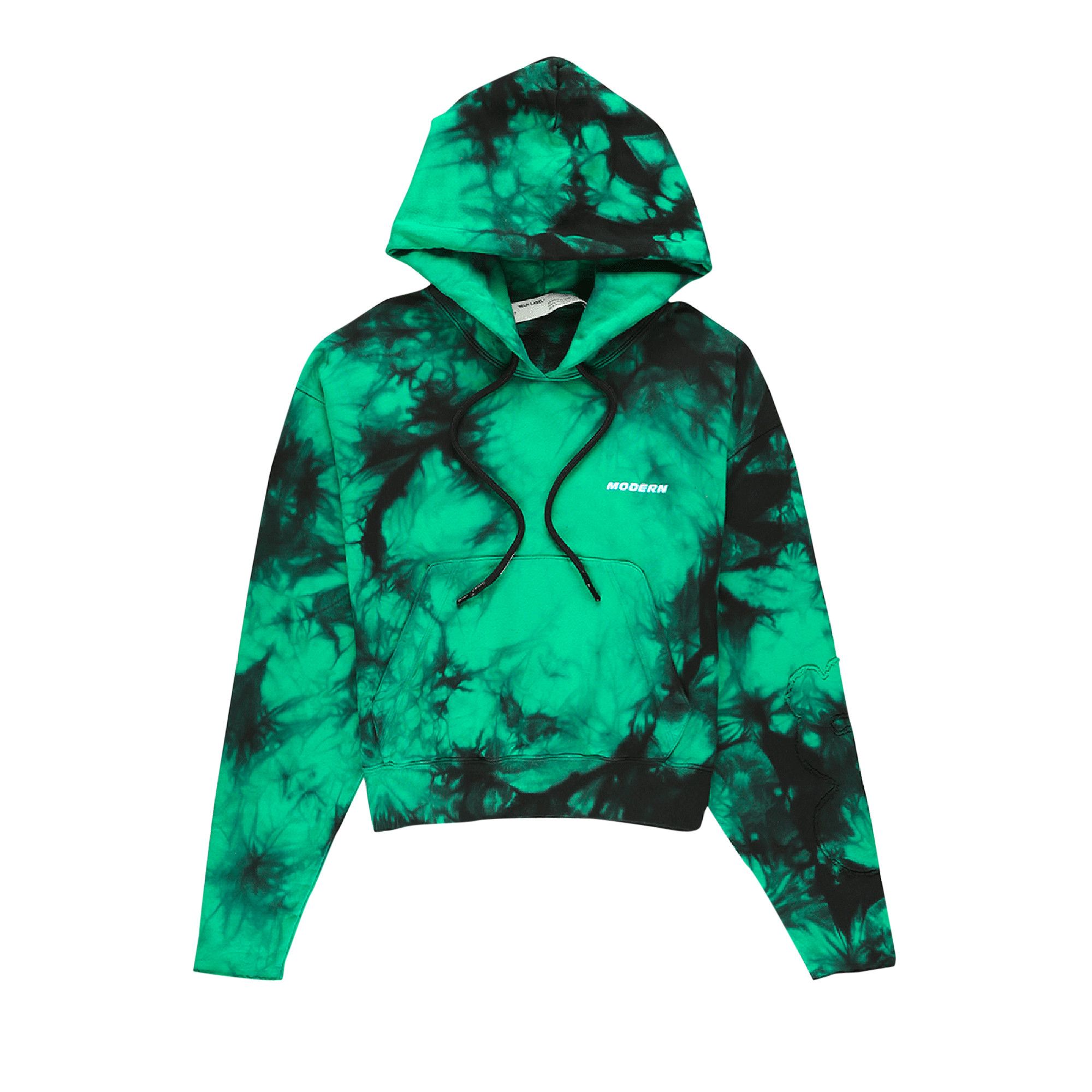 Green and black tie dye clearance hoodie
