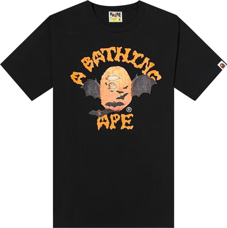BAPE A Bathing Ape Halloween College Tee 'Black'