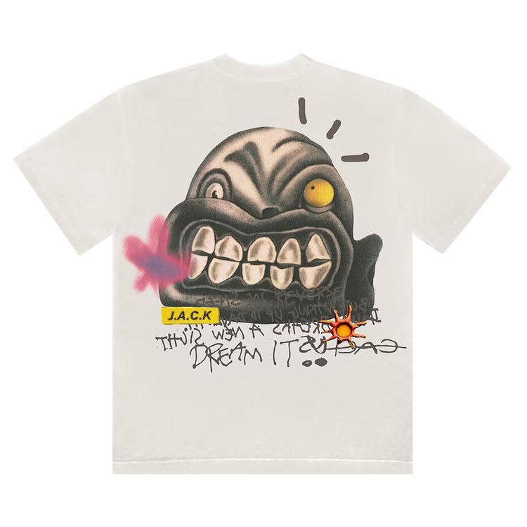 Cactus Jack by Travis Scott Dream It Tee White
