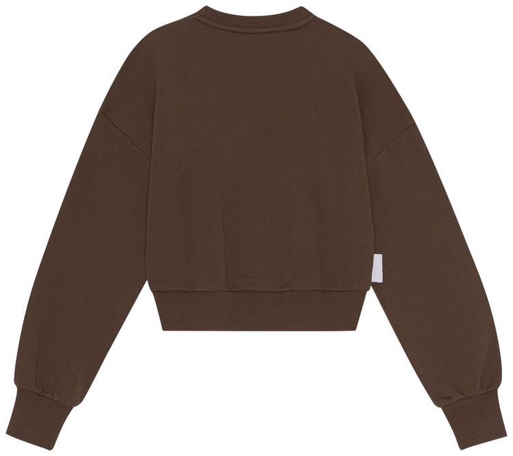 GANNI Artwork Sweatshirt Chicory Coffee