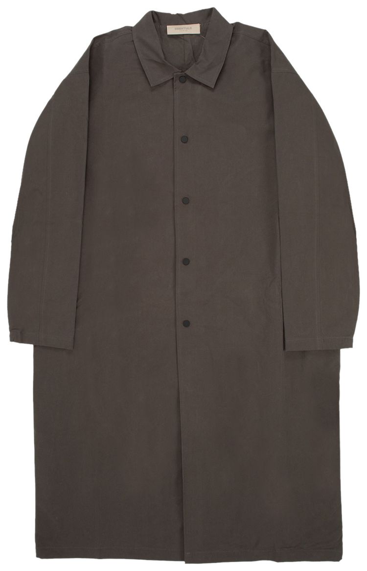 Fear of God Essentials Long Coat Off Black