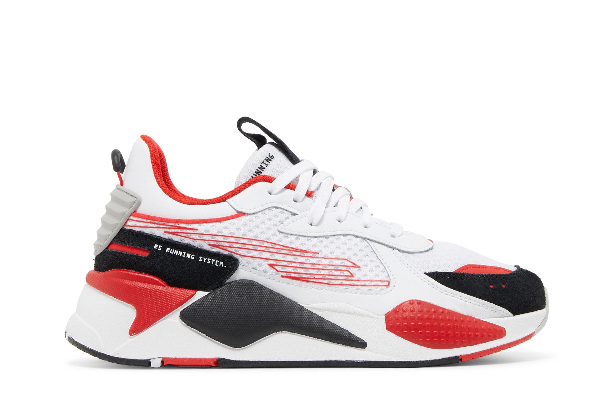 Buy RS X White High Risk Red 374331 01 GOAT