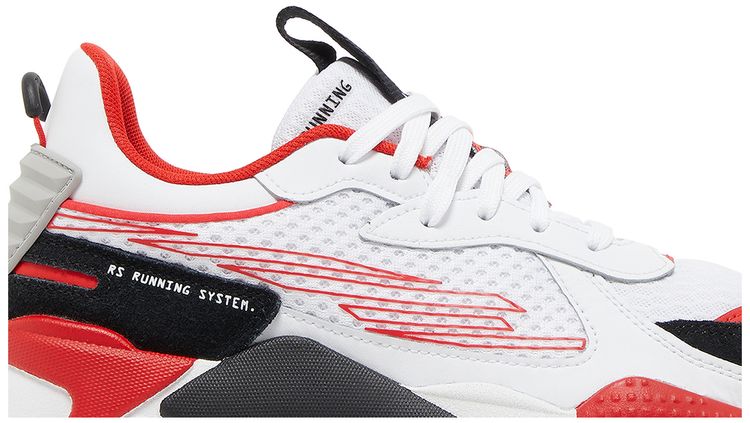 Puma RS X White High Risk Red
