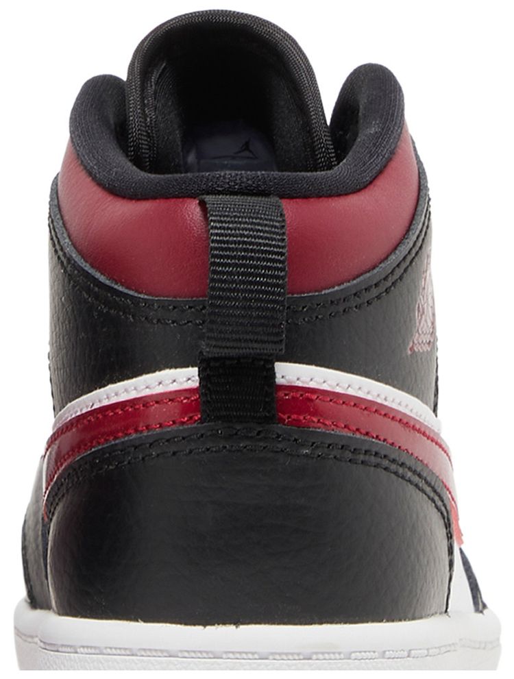 Air Jordan 1 Mid PS Bred Toe