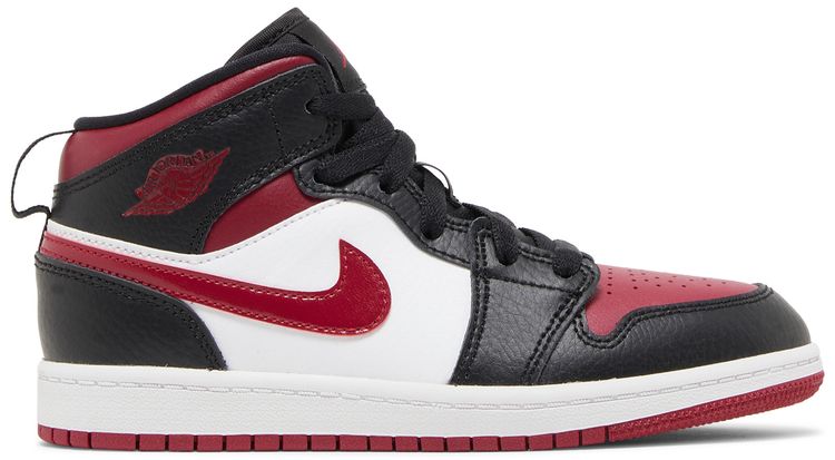 Air Jordan 1 Mid PS Bred Toe