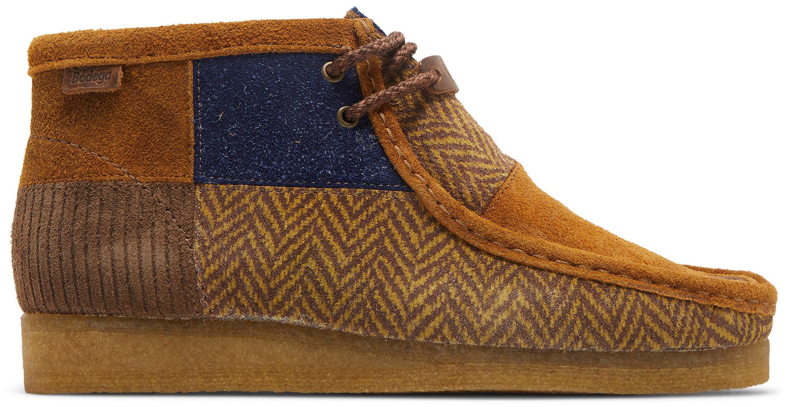 Clarks Originals Wallabee 2.0 'Bodega Heritage Patchwork' – Sneakers Uomo, Multicolor Patch