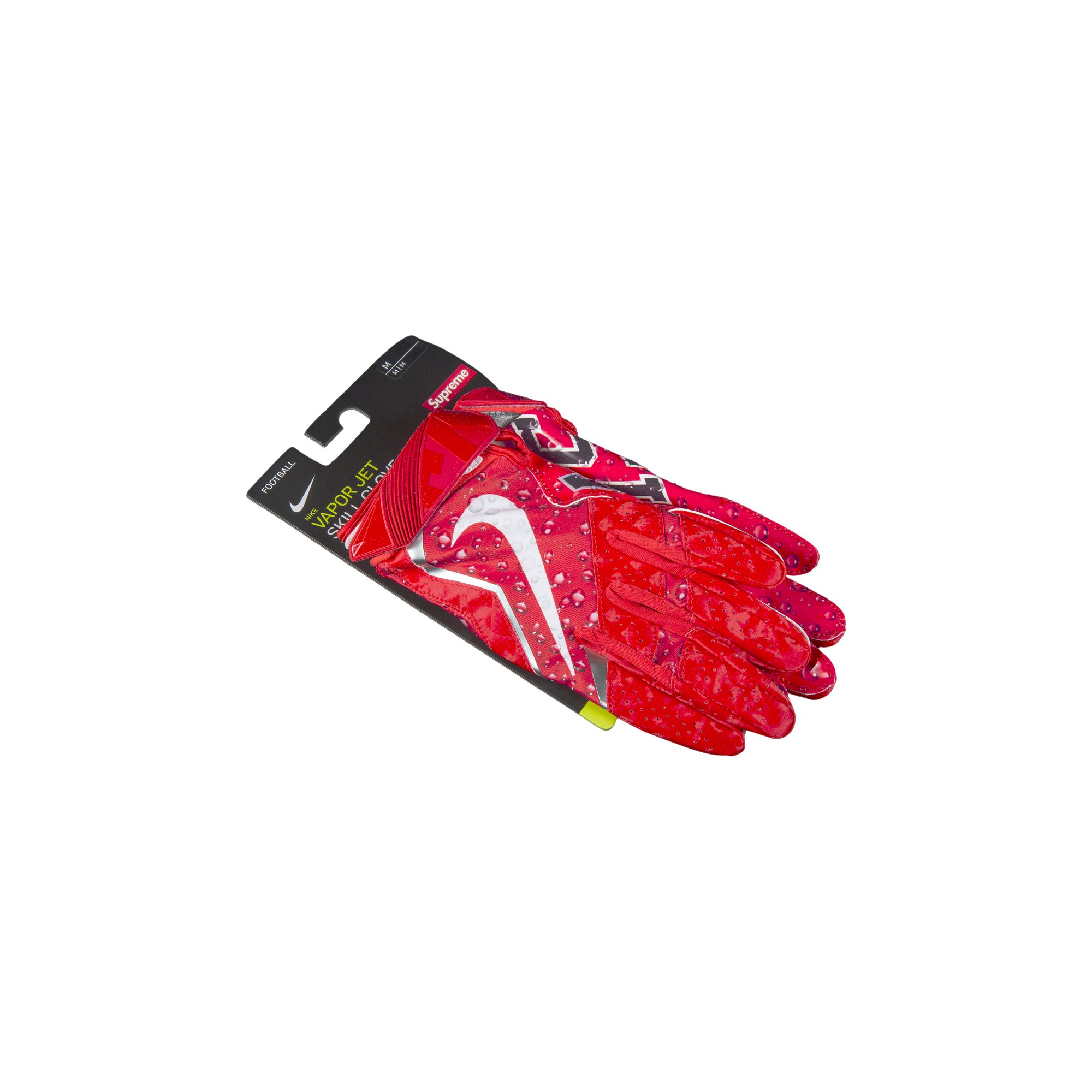 Supreme x Nike Vapor Jet 4.0 Football Gloves 'Red'