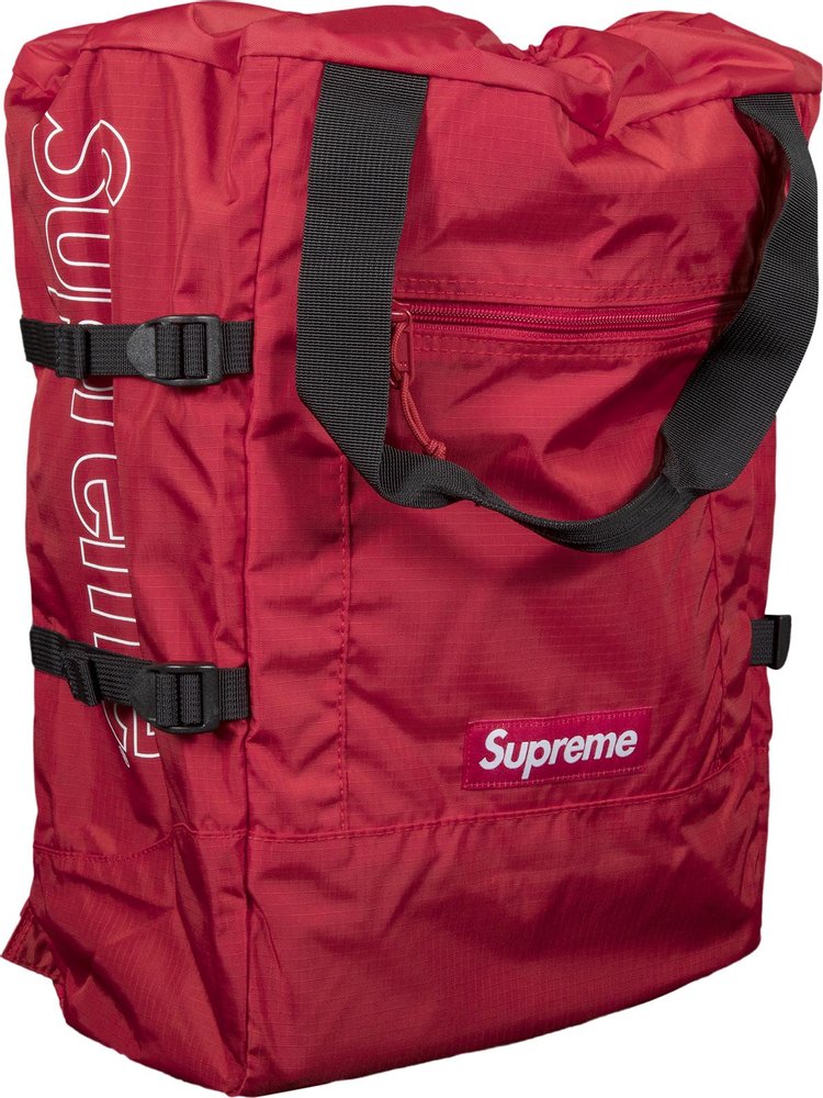 Buy Supreme Tote Backpack 'Red' - SS19B13 RED