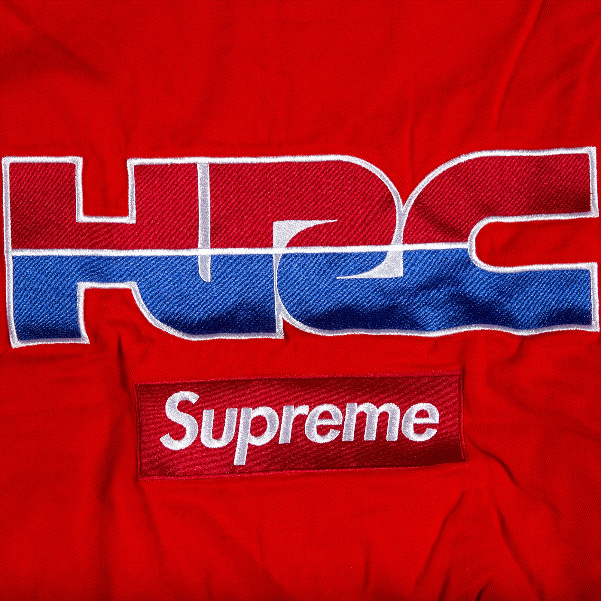 Buy Supreme x Honda Fox Racing Puffy Zip Up Jacket 'Red