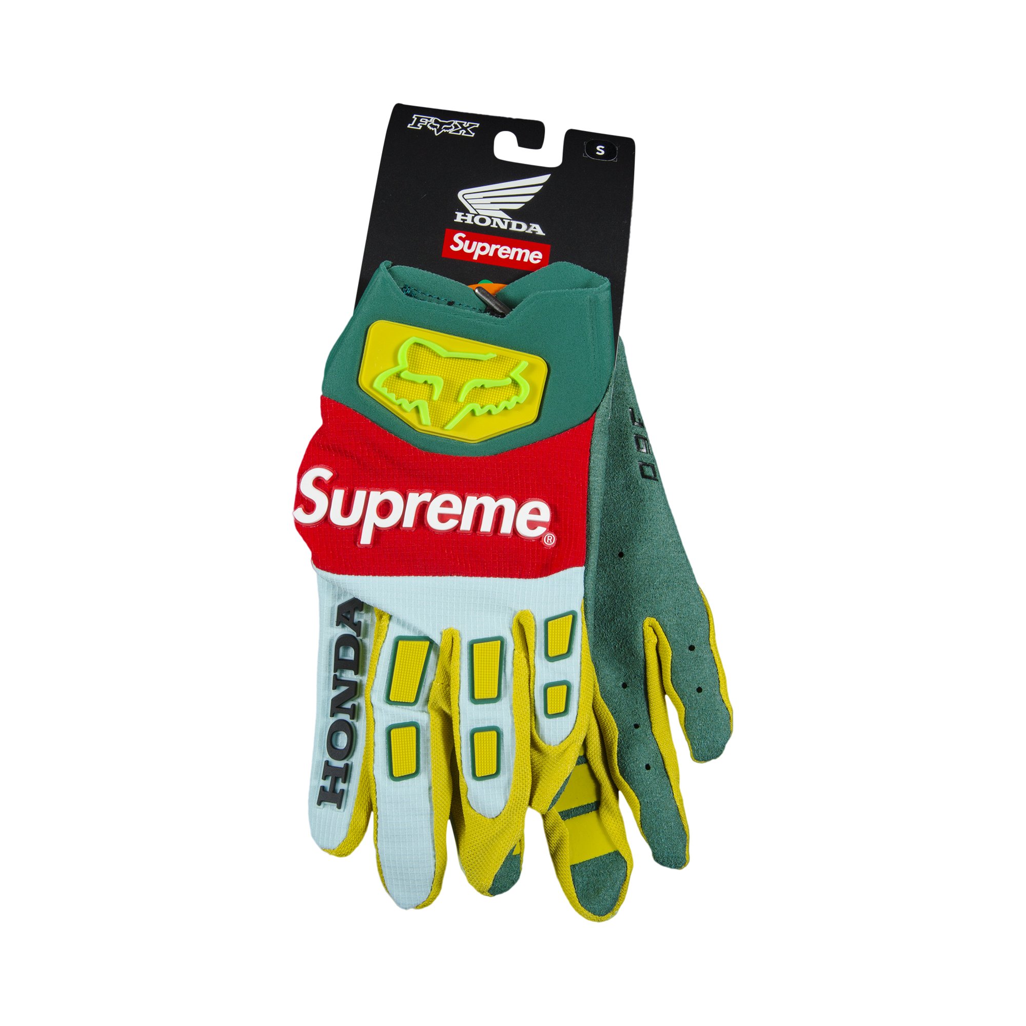 Supreme x Honda Fox Racing Gloves 'Moss'